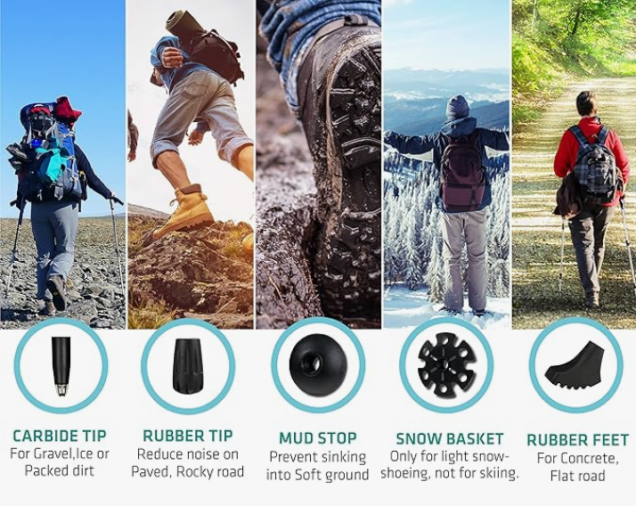 Trekology Trek-Z Collapsible Hiking & Trekking Poles