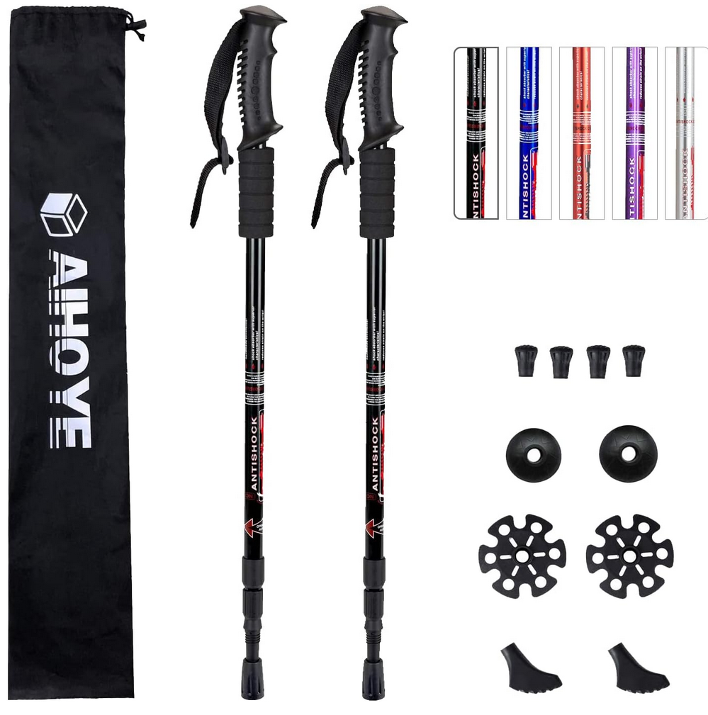 Aihoye Collapsible Trekking Poles - 2 Pack