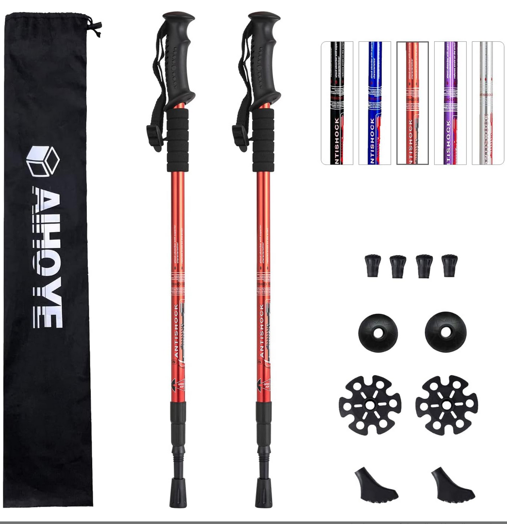 Aihoye Collapsible Trekking Poles - 2 Pack