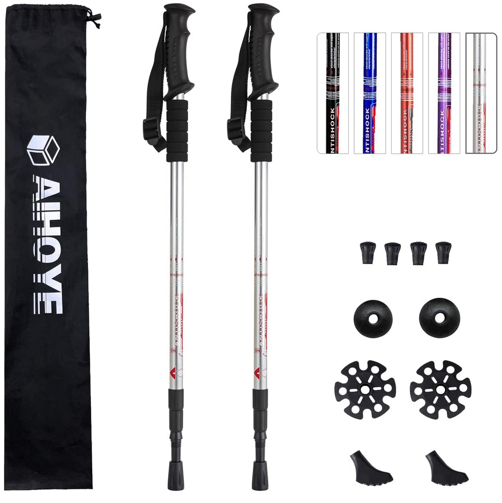 Aihoye Collapsible Trekking Poles - 2 Pack