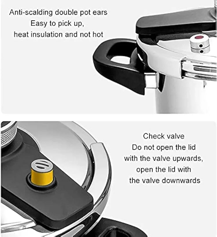 👩‍🍳🔥 Premium Explosion-Proof Stainless Steel Pressure Cooker