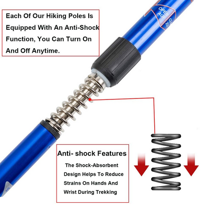 Aihoye Collapsible Trekking Poles - 2 Pack